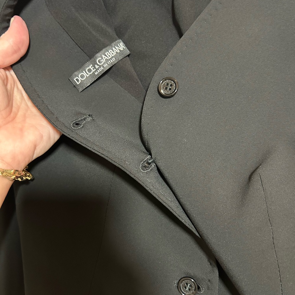 Dolce & Gabbana Black Women's Trousers and Vest Set - Picture 11 of 13